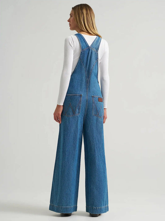 Women's Wrangler Retro® Bailey Wide Leg Overalls in Denver