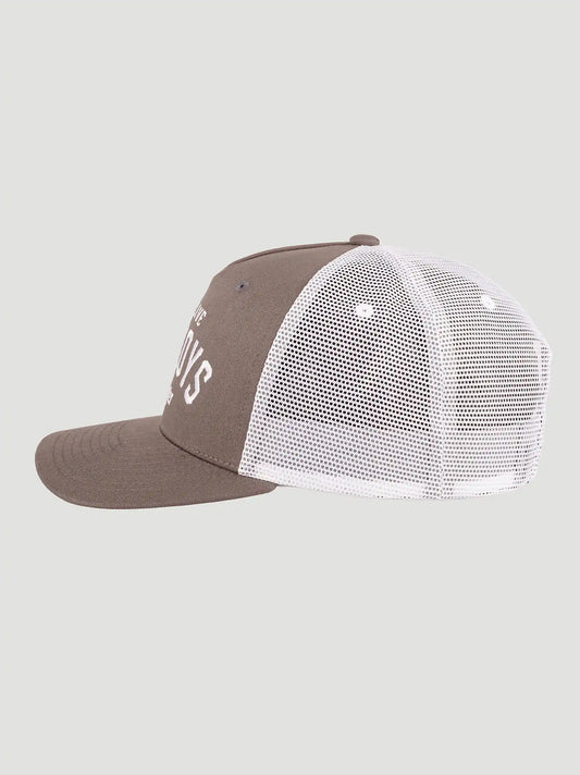 Cowboys Baseball Cap:Grey & White:One Size