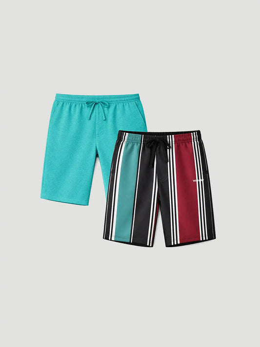 Men's Sleep Shorts (2-Pack) in Primary Red