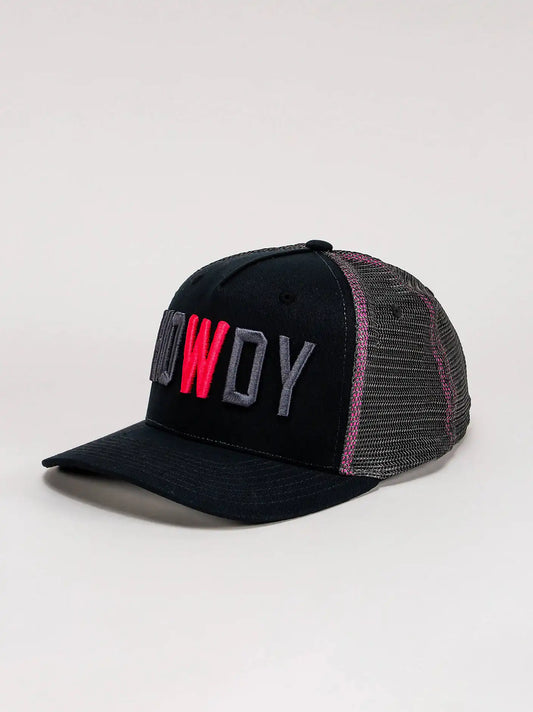 Womens Howdy Trucker Hat:Grey:One Size