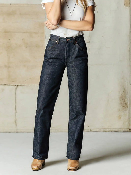 Wrangler x Imogene + Willie 10WW White Oak Selvedge Women's Jean in Indigo Rigid
