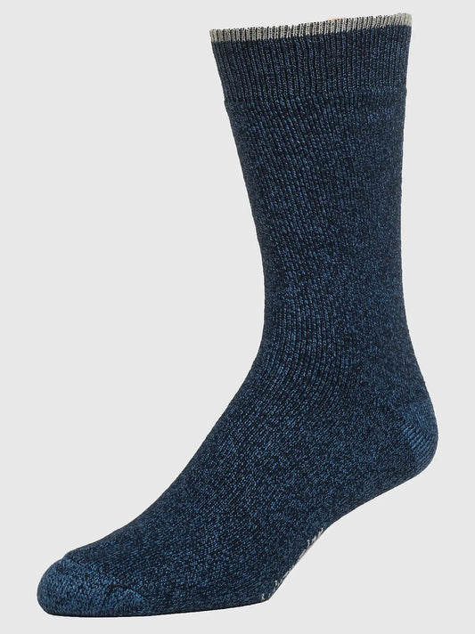 Mens Work Socks (3-Pack):Navy:ONE SIZE