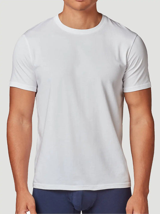 Men's Comfort Stretch Crew T-Shirt (3-Pack) in Black/Light Grey