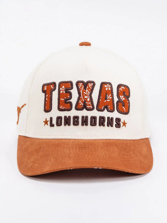 Texas Longhorns Bandana Hat:Ivory/Orange:One Size