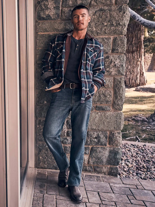 Men's Relaxed Fit Flex Jean in Marine