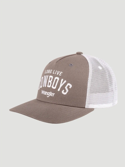 Cowboys Baseball Cap:Grey & White:One Size