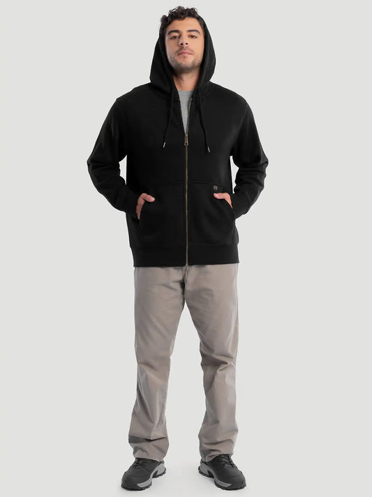 Men's RIGGS WORKWEAR® Full Zip Hoodie in Black