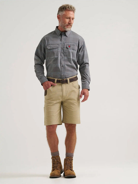 Wrangler® RIGGS Workwear® Performance Ripstop Technician Short in Khaki