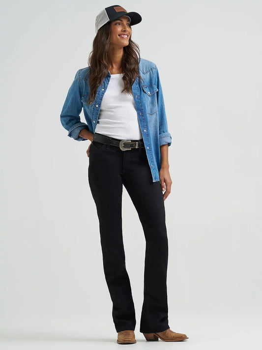 Women's Wrangler® Ultimate Riding Jean Willow Mid-Rise Bootcut in Molly