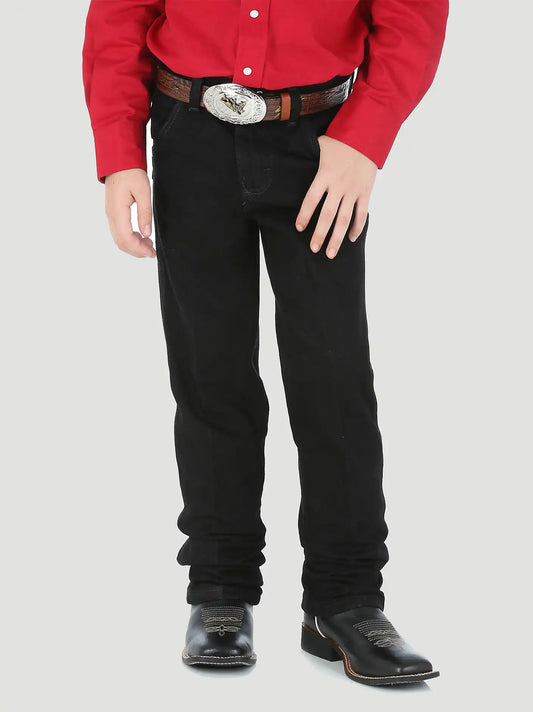 Toddler Boy's Wrangler® Cowboy Cut® Original Fit Jean in Overdyed Black