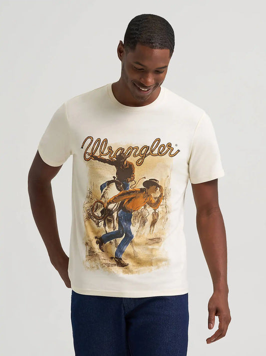 Dust & Glory Graphic T-Shirt in Antique White