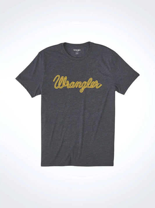 Men's Wrangler® Rope Logo T-Shirt in Asphalt