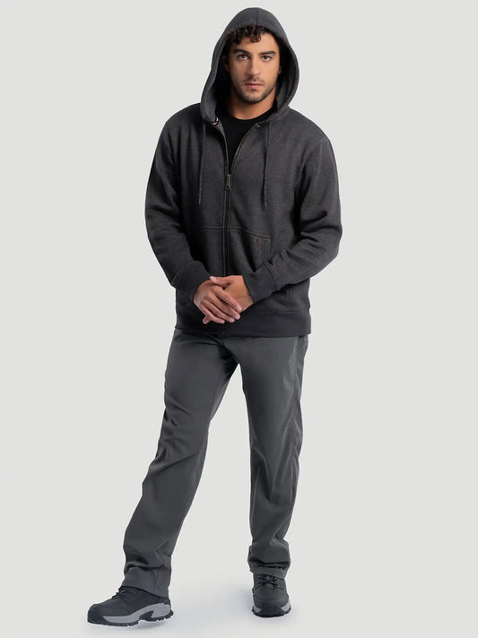 Men's RIGGS WORKWEAR® Full Zip Hoodie in Charcoal Grey