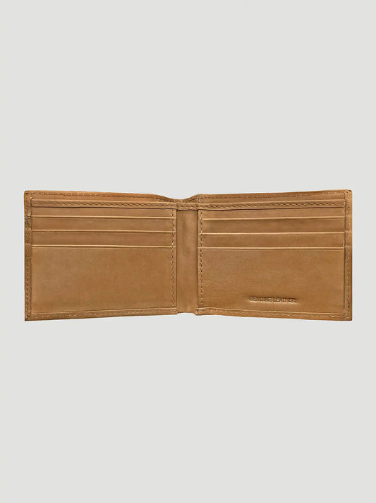 Boot Stitch Bifold Wallet:Tan:One Size