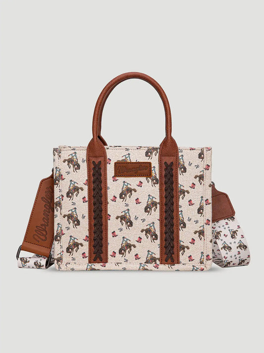 Rodeo Print Mini Tote:Tan:One Size