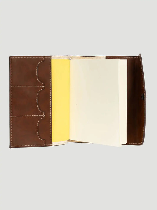 Womens Cow Hair Leather Journal:Black/White:One Size