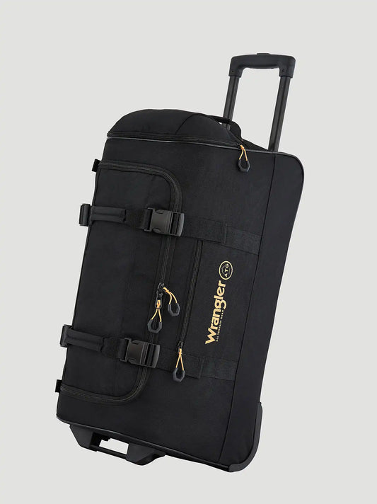 ATG 25 Inch 2 Section Rolling Duffel Bag:Black:One Size: