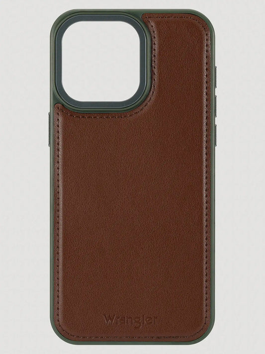 Smartphone Leather Case:Brown:15 Pro Max