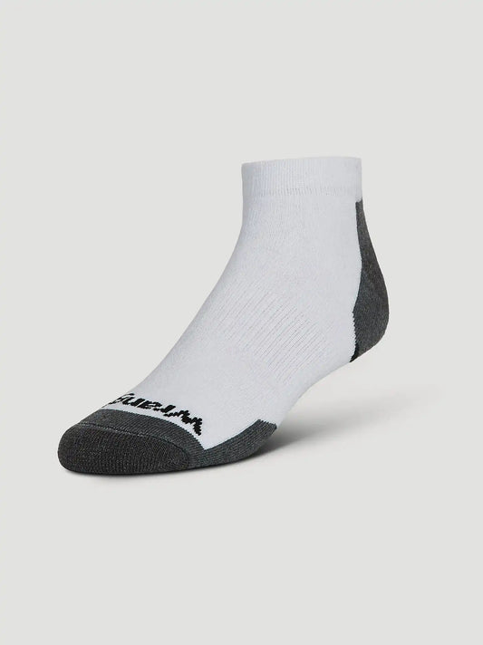 Mens Everyday Cotton Low Cut Sock 12 Pack:White:One Size