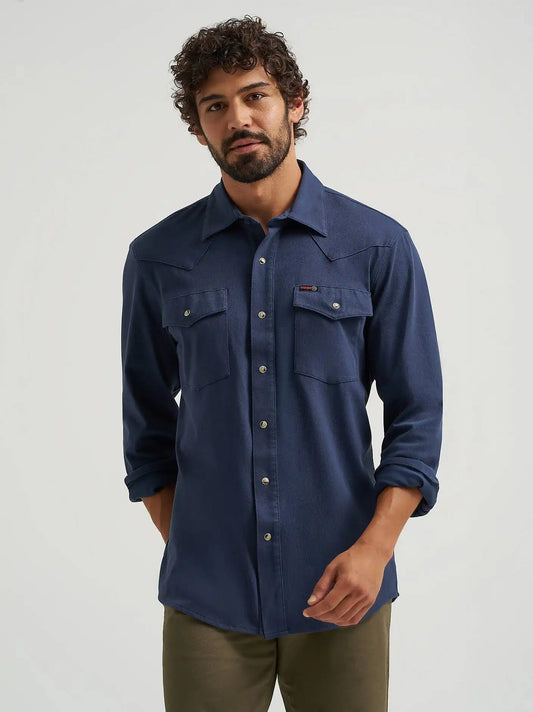 Wrangler ATG™ Men's Salida Shirt in Blue Nights