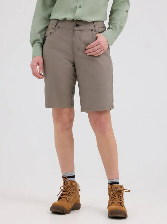 Women's Wrangler RIGGS Workwear® Technical Carpenter Short in Dark Khaki