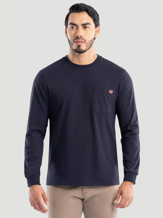 Men's Heavyweight Workwear T-Shirt in Dark Navy