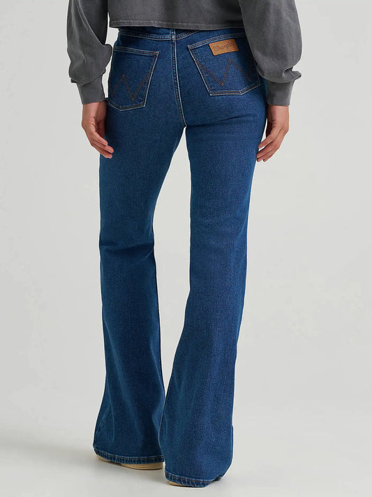 Women's High Rise Flare Jean in Wyoming