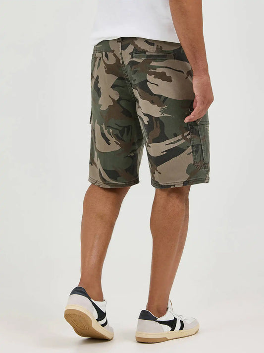 Men's Five Star Premium Cargo Short in Green Brown Camo
