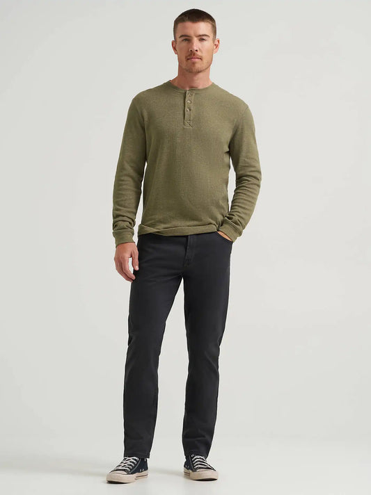 Men's Five Star Premium Flex Taper Twill Jean in Black