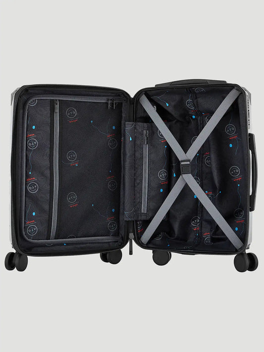 ATG 22 Inch Hardside Carry-On Luggage:Iron Gate:One Size: