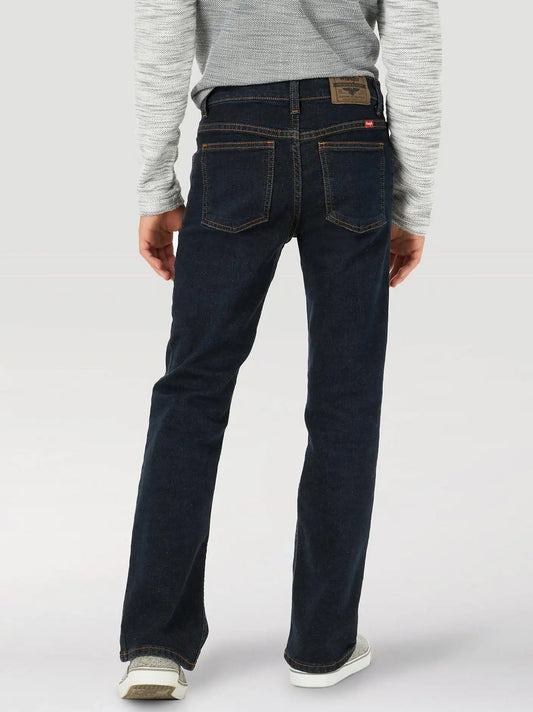 Boys Flex Bootcut Jean:Deep Indigo:6:REGULAR