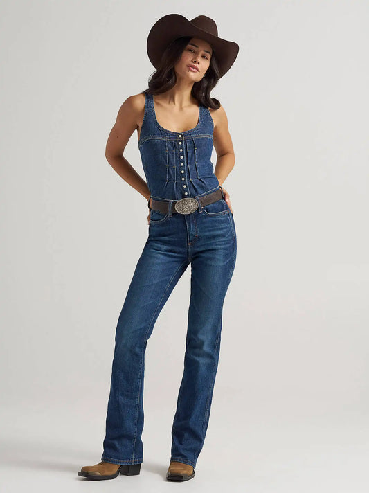 Women's Wrangler Retro® Bailey High Rise Bootcut Jean in Isla
