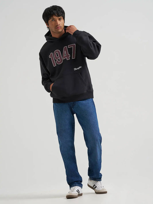Men’s 1947 Vintage Fit Hoodie in Black Beauty