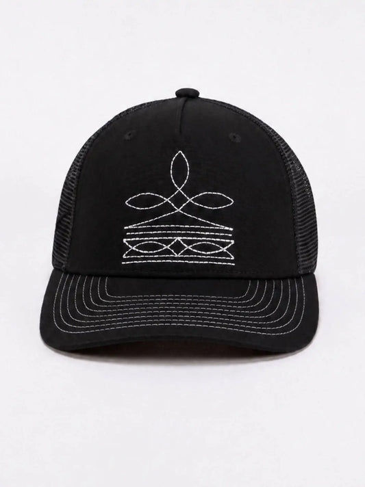 Texas Longhorns Boot Stitch Trucker Hat:Black:One Size