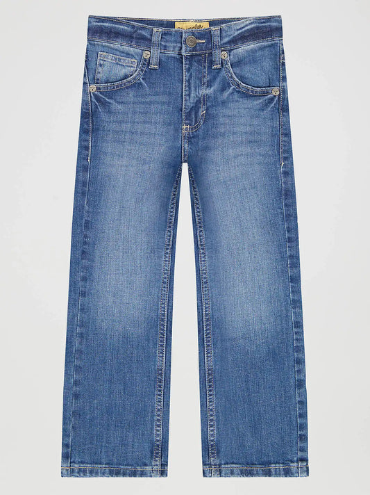 Boy's Wrangler® 20X® No. 42 Vintage Bootcut Slim Fit Jean (4-20) in Sorrel
