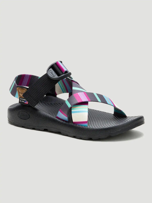 Chaco x Wrangler Women's Mega Z Brushpopper Classic Sandal in Popper Bluebird