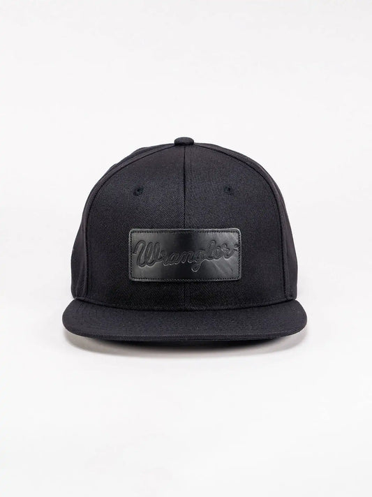 Logo Patch Baseball Cap:Black:One Size