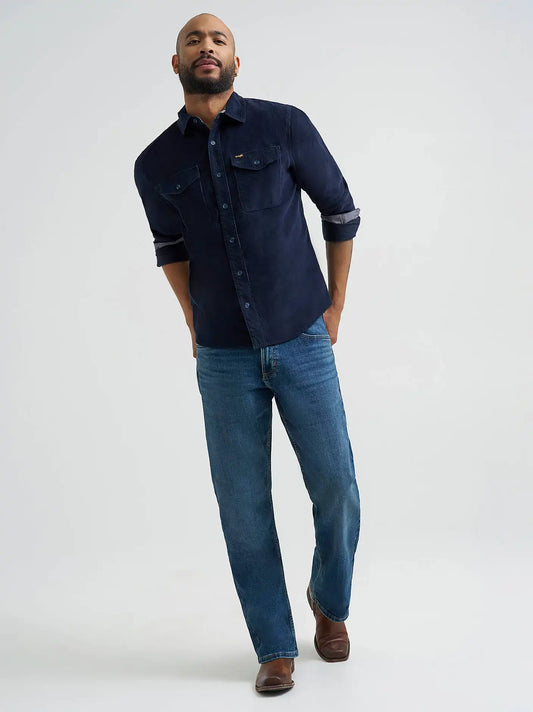 Men's Relaxed Bootcut Jean in Dunn