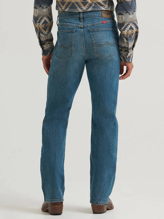 Wrangler® Men's Five Star Premium Flex Relaxed Fit Bootcut Jean in Carl