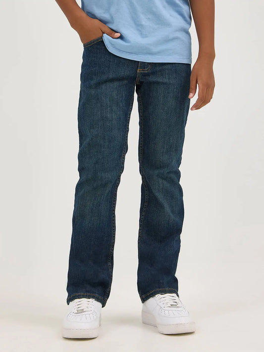 Boy's Wrangler® Five Star Classic Stretch Bootcut Jean (8-16) in Fresh Indigo