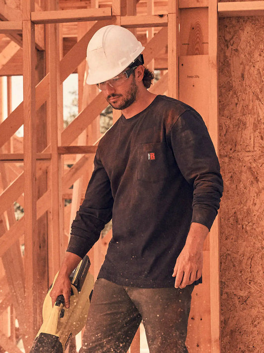 Wrangler RIGGS Workwear® Relaxed Crew T-Shirt in Navy