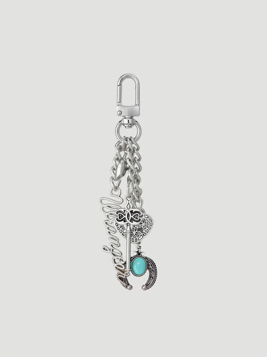 Western Spirit Bag Charm:Silver:One Size: