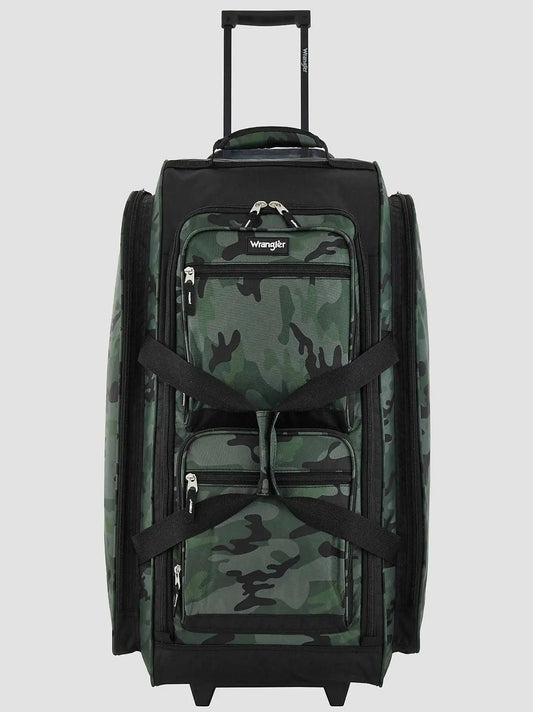 Wesley Rolling Duffle Bag:Green Camo:One Size: