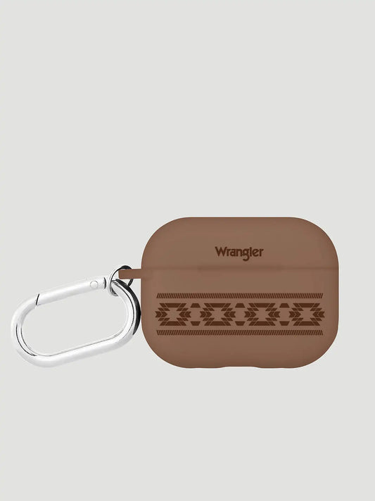 Earbuds Case with Carabiner:Coffee Brown:One Size: