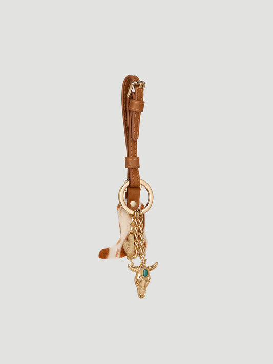 Western Spirit Bag Charm:Brown Cream:One Size: