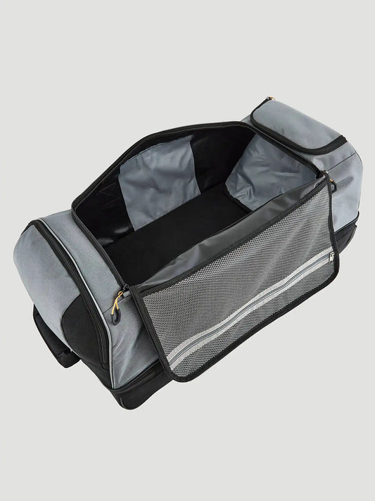 ATG 30 Inch 2 Section Rolling Duffel Bag:Soothing Grey:One Size