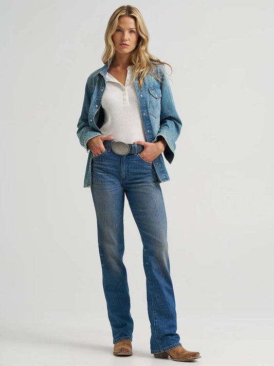 Women's Wrancher Jean in Flower Child