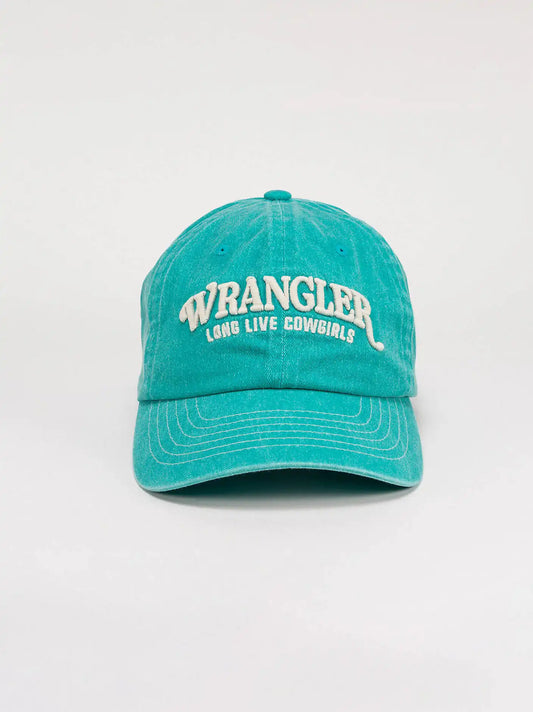 Womens Long Live Cowboys Trucker Hat:Teal:One Size