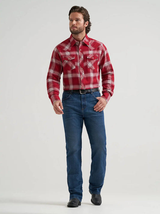 Men's Wrangler Retro® Relaxed Fit Bootcut Jean in Wilkes