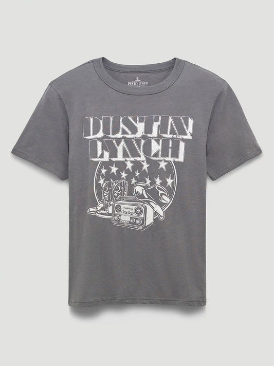 Dustin Lynch Radio Graphic T-Shirt in Graphite